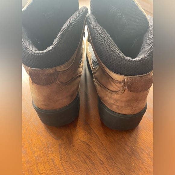 Mt. Everest Leather Hiking Waterproof Boots High Ankle Men’s Size 9 Brown Black - Picture 8 of 9